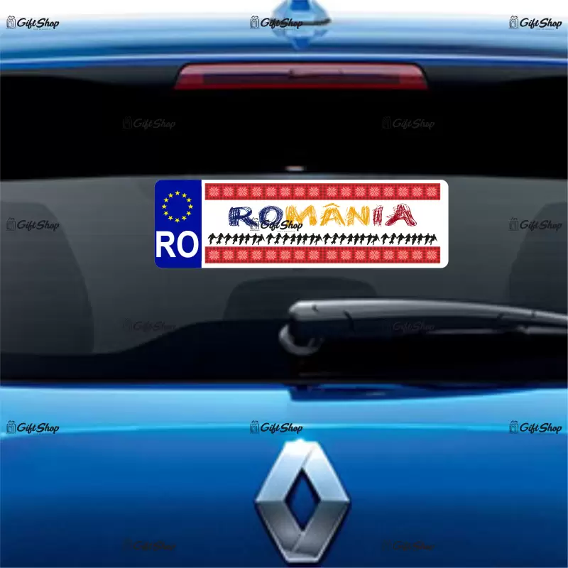 Romania model 6, indicator masina, dimensiune 200x60 mm